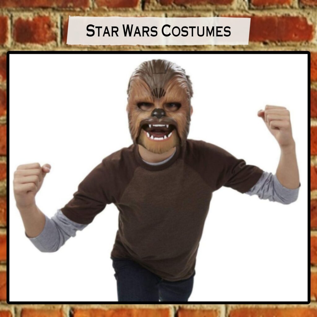 STAR WARS Movie Roaring Chewbacca Wookiee Sounds Mask, Funny GRAAAAWR Noises, Sound Effects, 5+ (Amazon Exclusive)