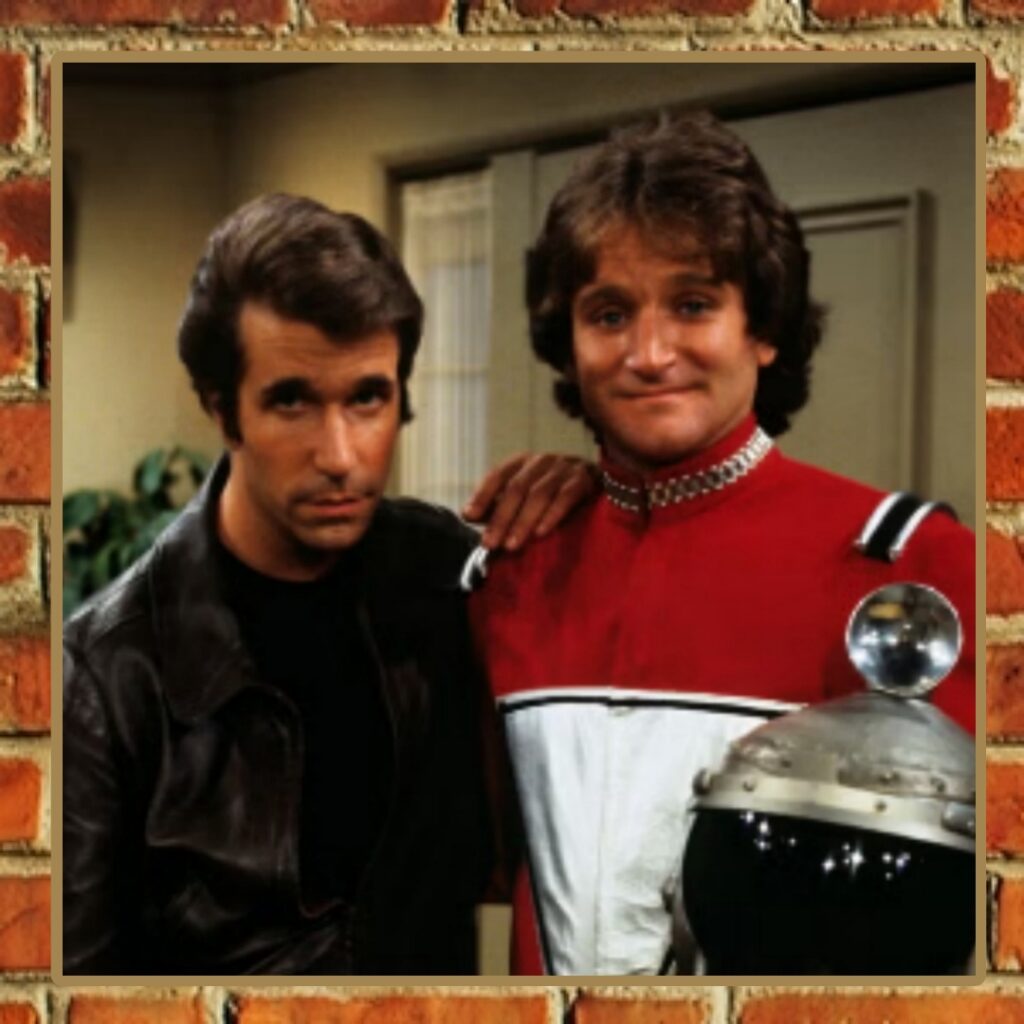 Fonzi And Mork From Ork