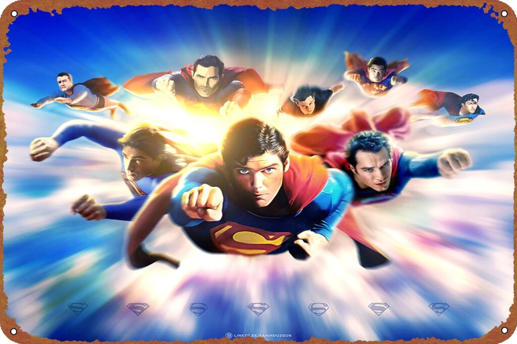 SUPERMAN Legacy Poster Poster Vintage